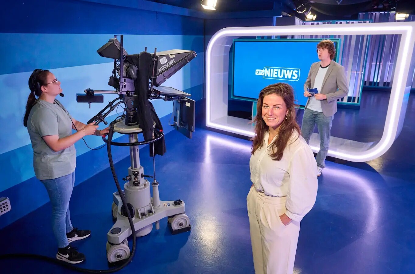 Een productie van Dtv in de studio